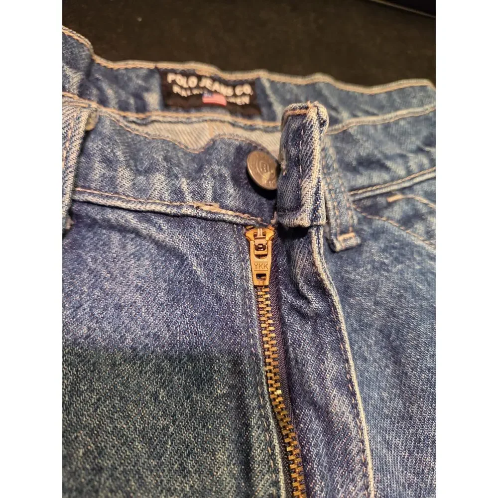 Vintage Polo Jeans Co Ralph Lauren Carpenter Denim Shorts Mens 32 Y2K 90s Jorts
